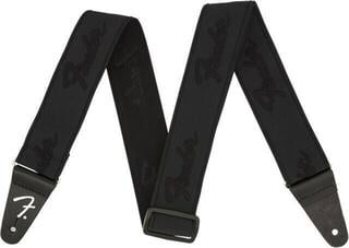 Curea de chitară Fender Weighless Strap Curea de chitară Running Logo Black