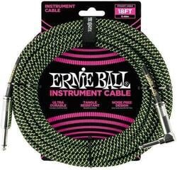 Nástrojový kabel Ernie Ball P06082-EB 5,5 m Rovný - Lomený Nástrojový kabel