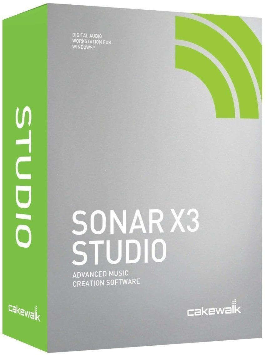 Software de gravação DAW Cakewalk Sonar X3 Studio