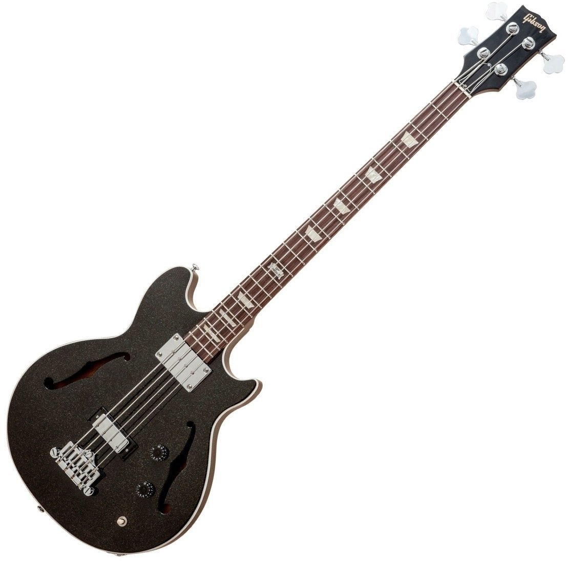 Semi-akoestische basgitaar Gibson Midtown Signature Bass 2014 Graphite Pearl