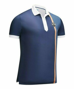 Rövid ujjú póló Callaway Bold Linear Print Férfi Golfpóló Dress Blue M - 1