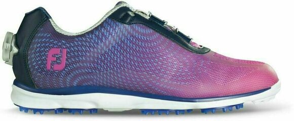 Pantofi de golf pentru femei Footjoy Empower Navy/Plum - 1