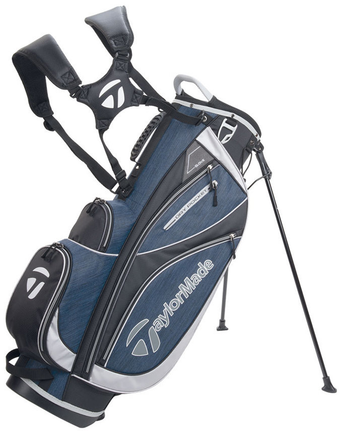 Saco de golfe TaylorMade Classic Black/Navy/Silver Stand Bag