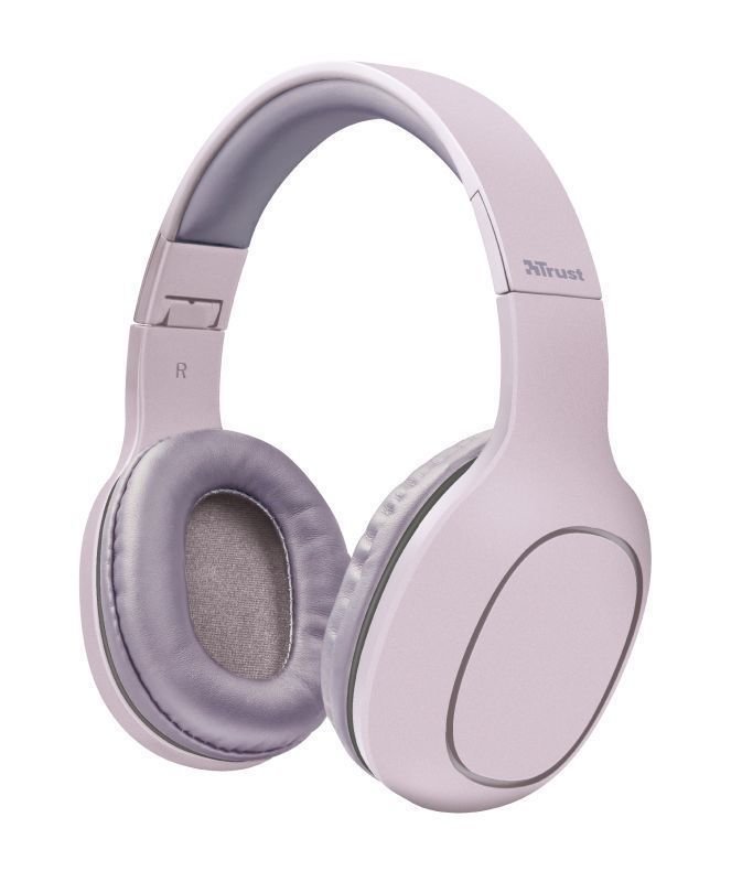 Vezeték nélküli fejhallgatók On-ear Trust Dona Wireless Bluetooth Headphones Pink