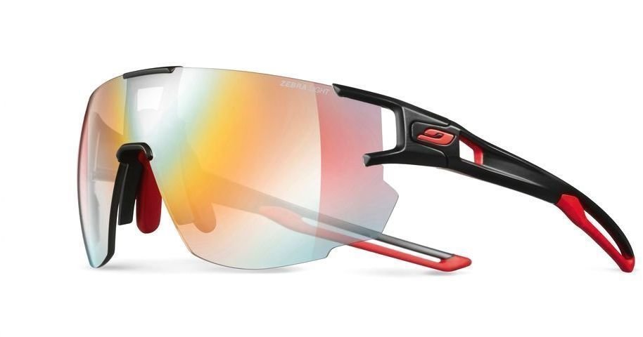 Cycling Glasses Julbo Aerospeed Reactiv Performance 1-3 Light Amplifire/Black/Red Cycling Glasses