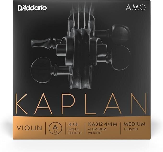Violin Strings D'Addario Kaplan Amo Violin A String 4/4 Scale Medium Tension