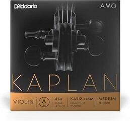 Cordes pour instruments à cordes D'Addario Kaplan Amo Violin A String 4/4 Scale Medium Tension