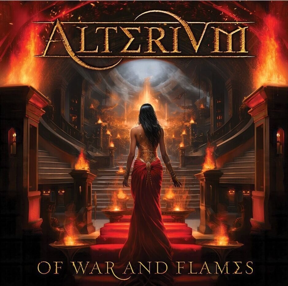 LP plošča Alterium - Of War And Flames (Reissue) (Clear Orange Coloured) (LP)