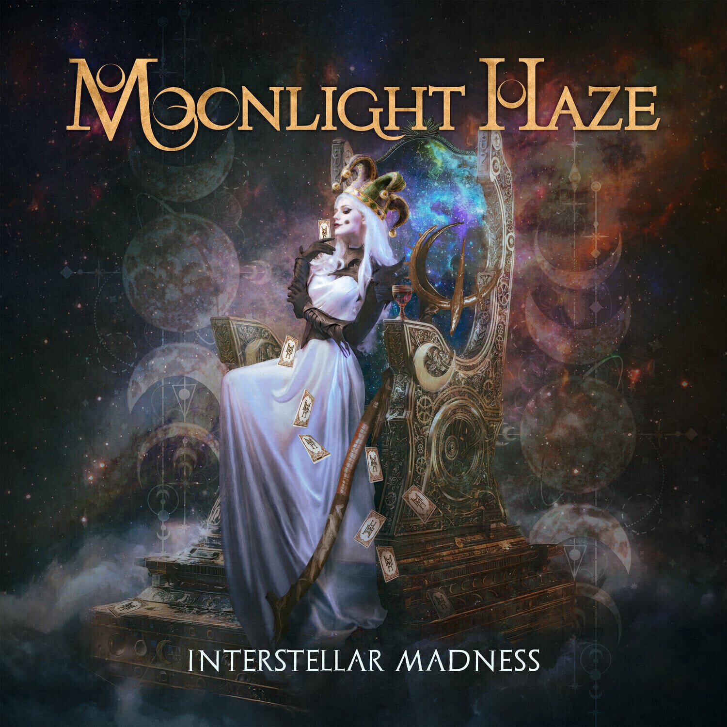 Disco in vinile Moonlight Haze - Interstellar Madness (Burgundy Marble Coloured) (LP)