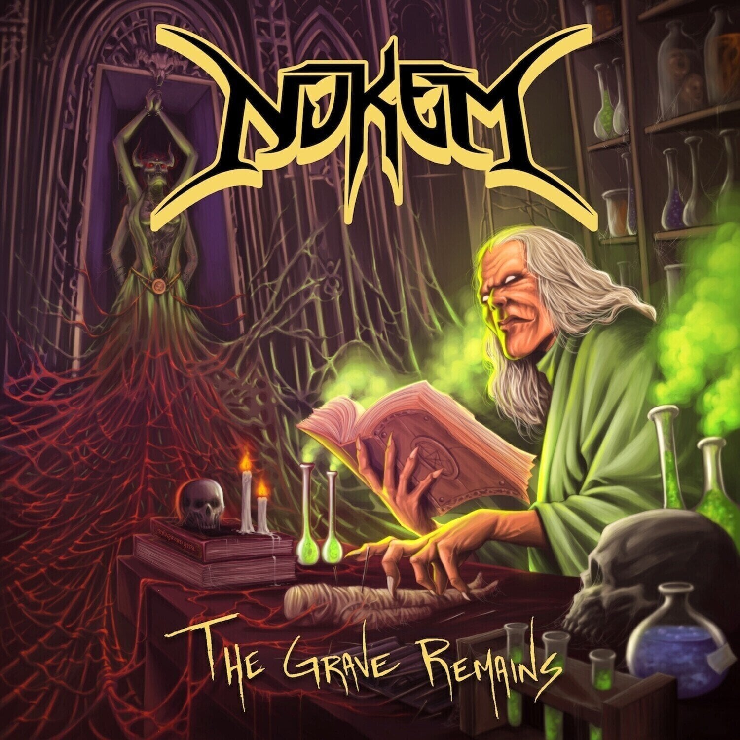 LP plošča Nukem - The Grave Remains (Yellow Coloured) (LP)