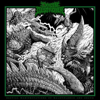 LP plošča Oxygen Destroyer - Bestial Manifestations Of Malevolence And Death (Blue Coloured) (LP) - 1