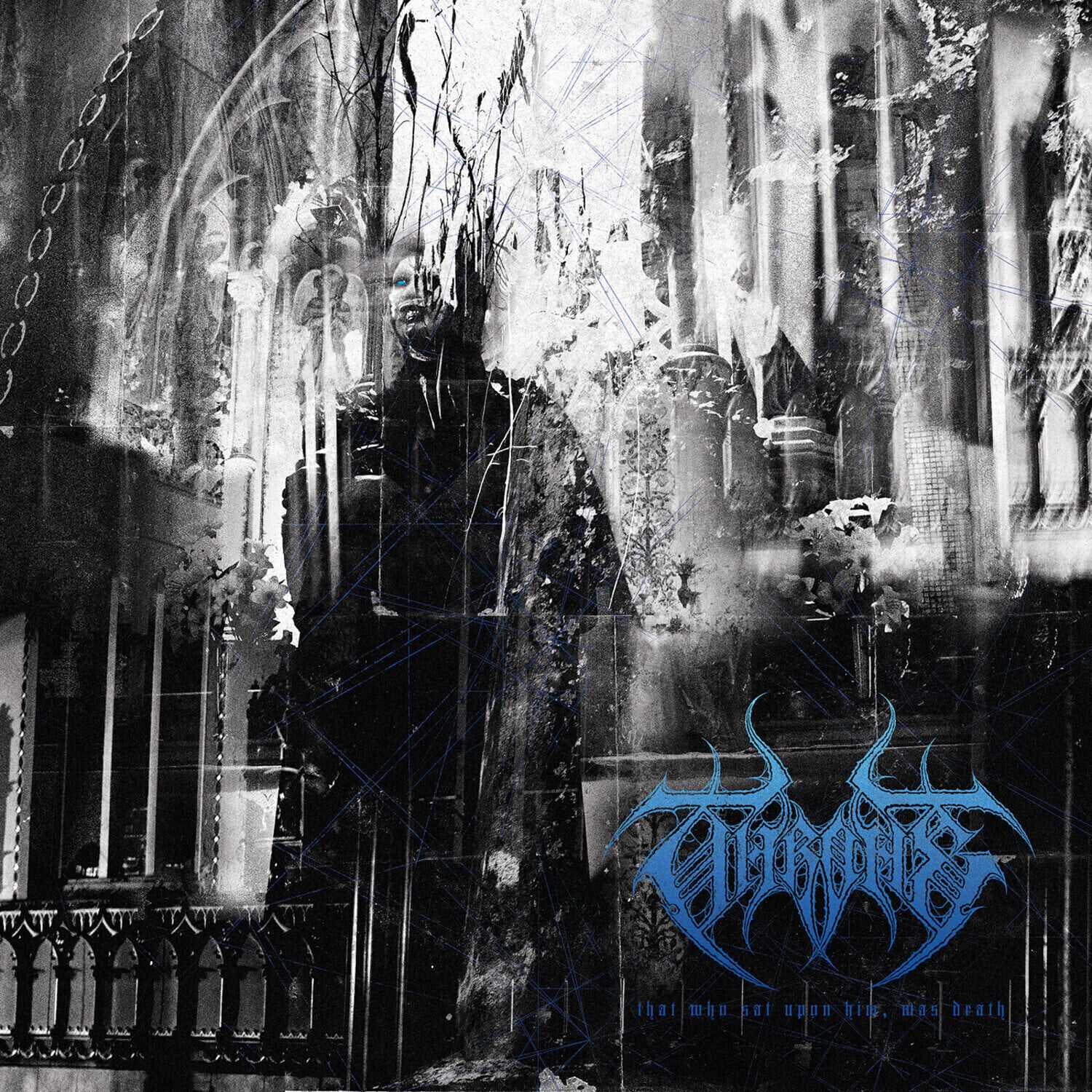 LP plošča Throne - That Who Sat Upon Him, Was Death (Blue Coloured) (LP)