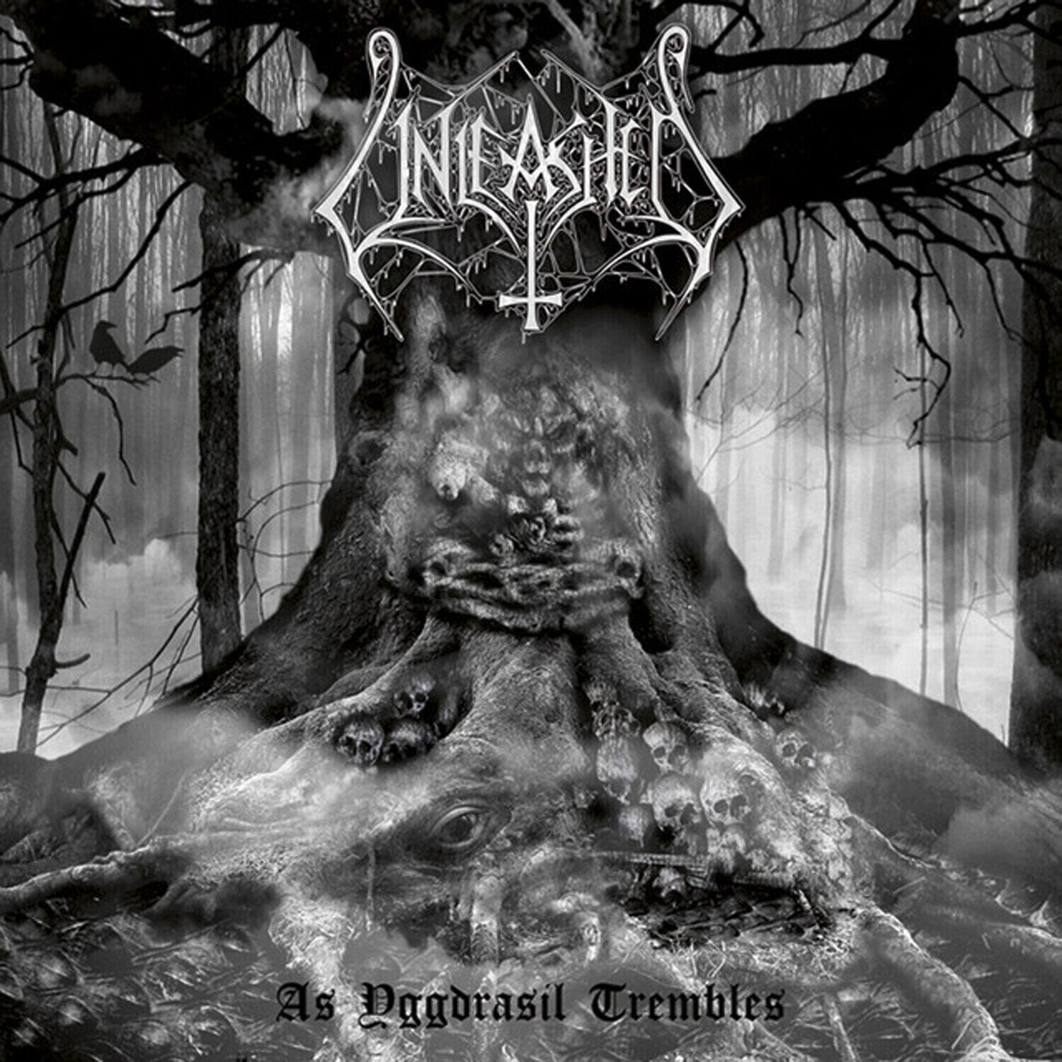 LP plošča Unleashed - As Yggdrasil Trembles (White/Black Coloured) (LP)