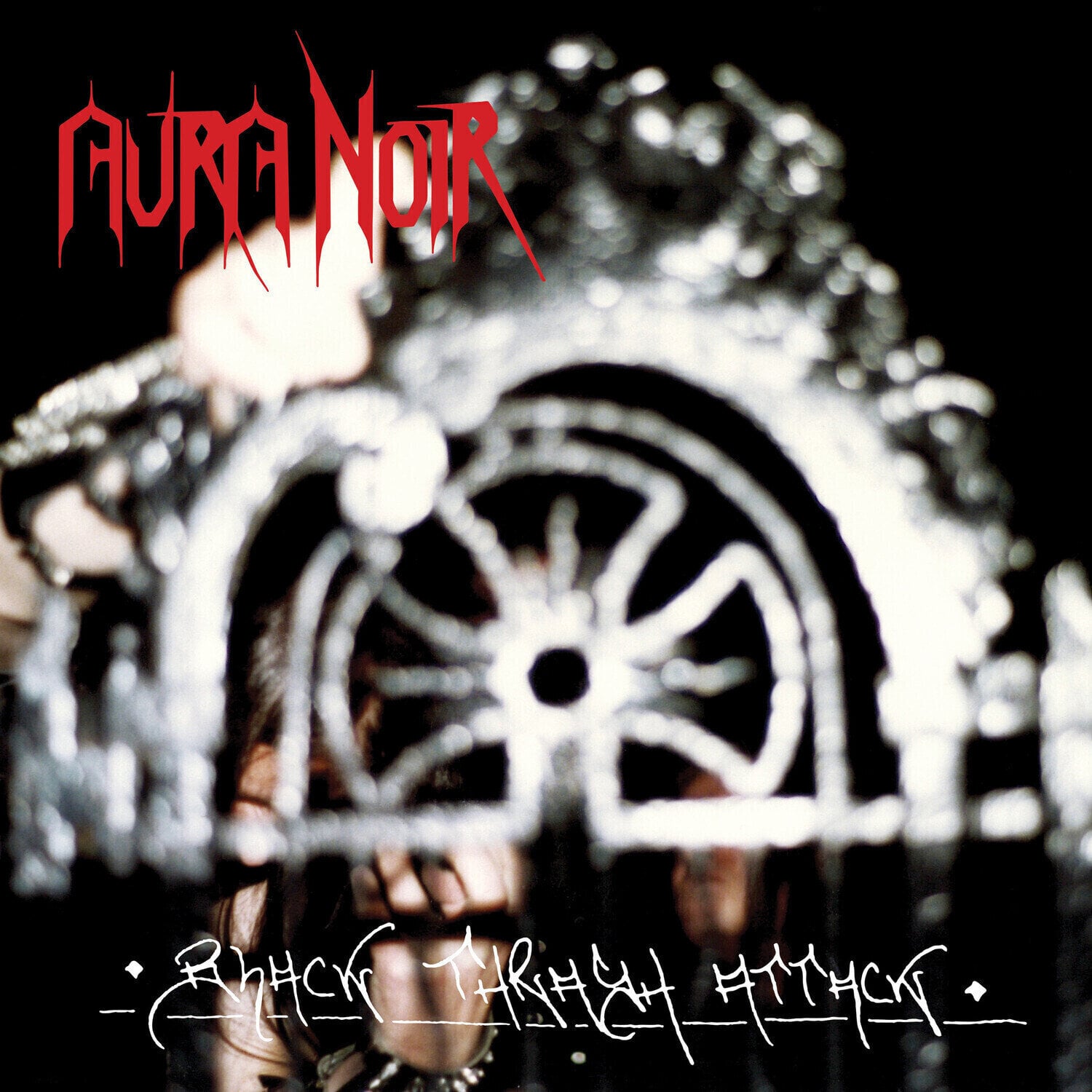 Schallplatte Aura Noir - Black Thrash Attack (30th Anniversary Edition) (Limited Edition) (Transparent Red/Black/ Marble Coloured) (LP)