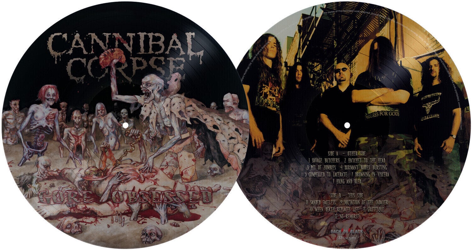 Disco de vinilo Cannibal Corpse - Gore Obsessed (Limited Edition) (Picture Disc) (LP)