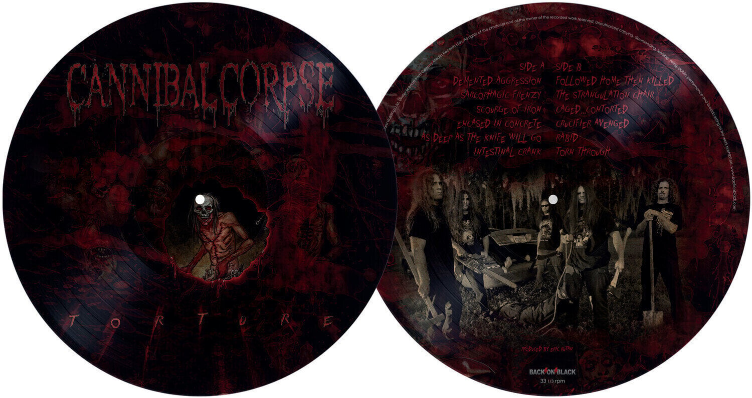 Disco de vinil Cannibal Corpse - Torture (Limited Edition) (Picture Disc) (LP)