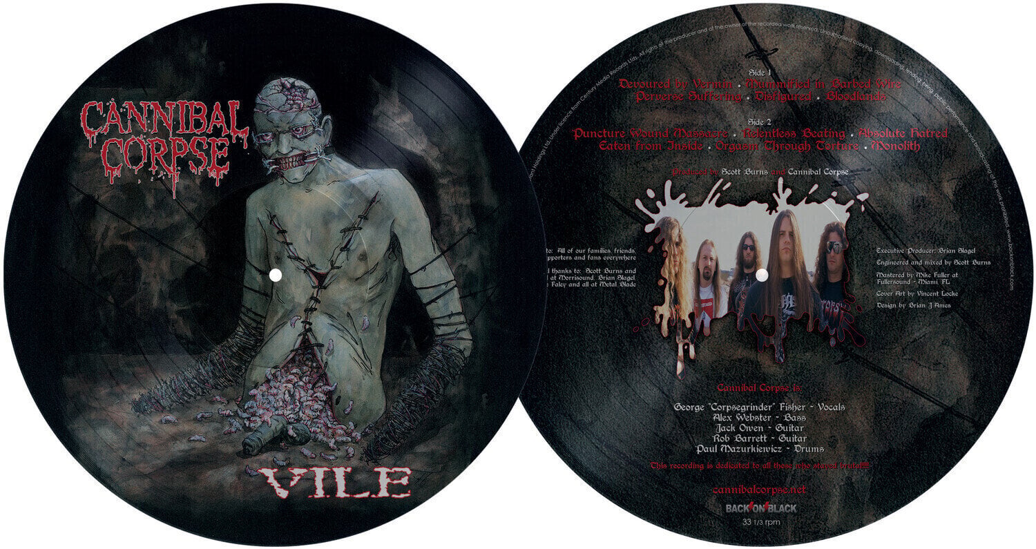 Disco de vinil Cannibal Corpse - Vile (Limited Edition) (Picture Disc) (LP)