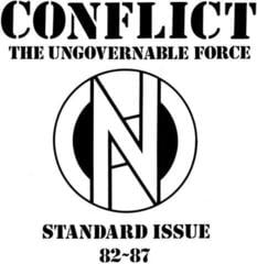 Disco de vinilo Conflict - Standard Issue Part 1 - 82-87 (Black/White Splatter Coloured) (LP)