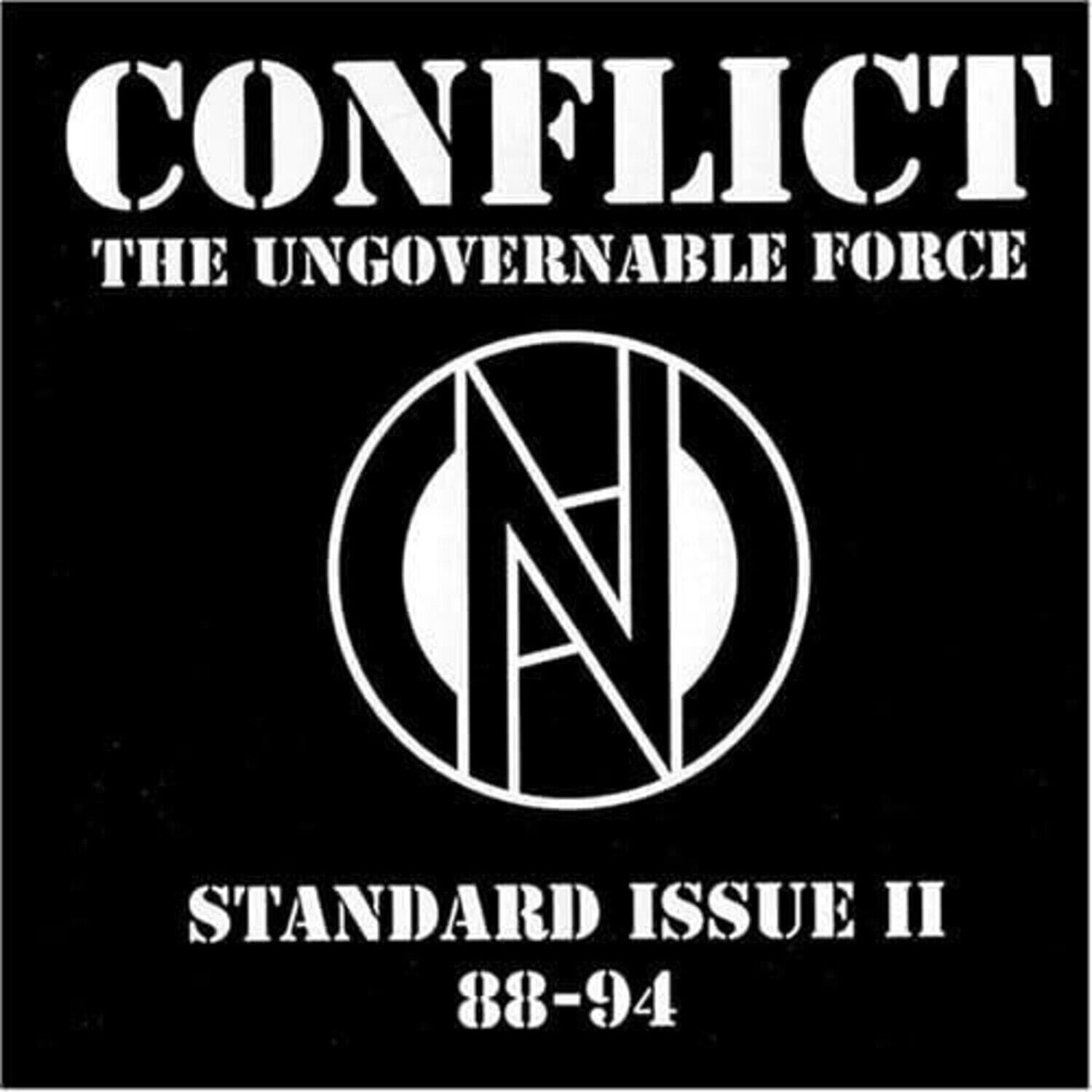 Disco de vinilo Conflict - Standard Issue Part 2 88-94 (White/Black Splatter Coloured) (LP)