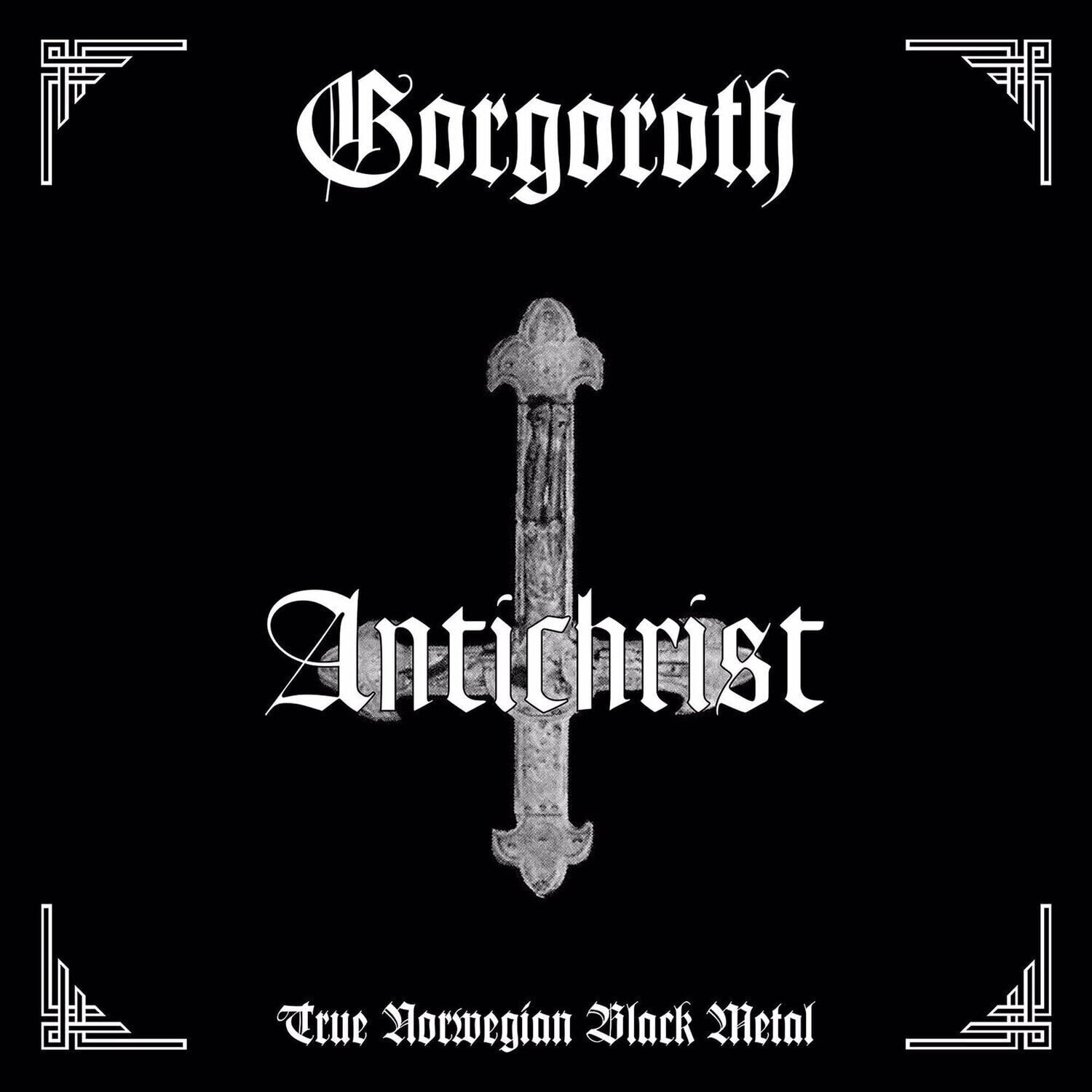 LP Gorgoroth - Antichrist (Reissue) (Limited Edition) (White/Black Coloured) (LP)