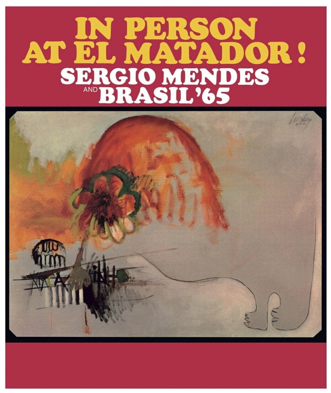 Schallplatte Sérgio Mendes - In Person At El Matador (Limited Edition) (Red/Yellow Coloured) (LP)
