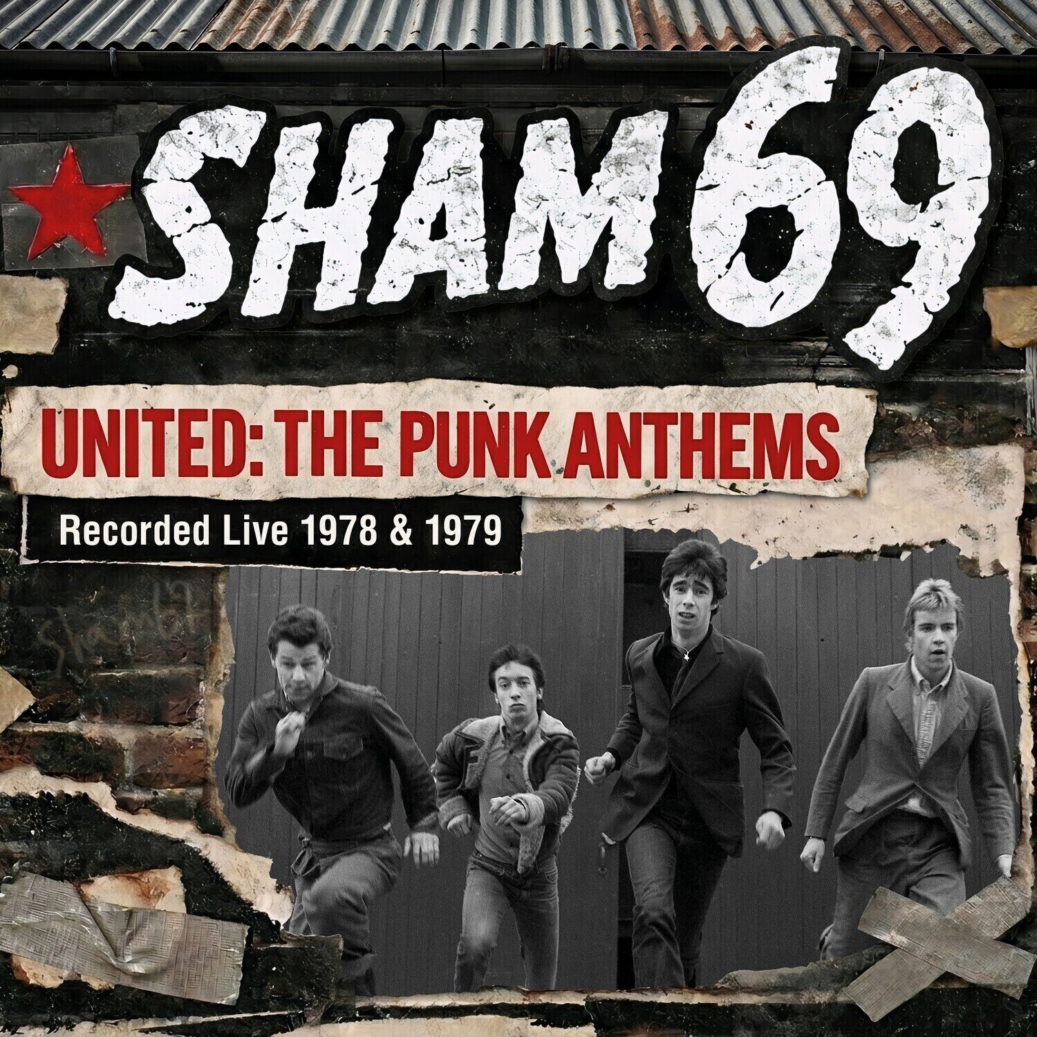 Vinila plate Sham 69 - The Punk Anthems Recorded Live 1978 & 1979 (LP)