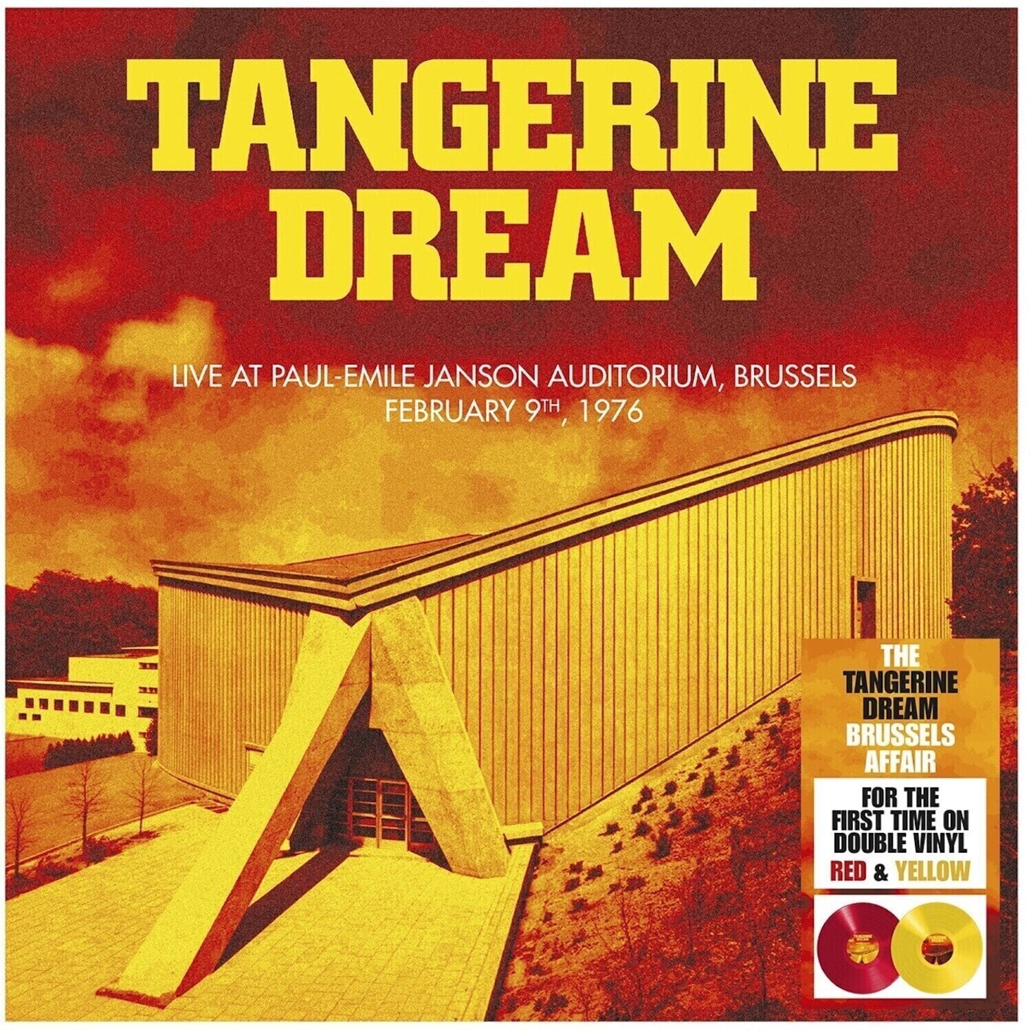 Vinila plate Tangerine Dream - Brussels 1976 (Red/Yellow Coloured) (LP)