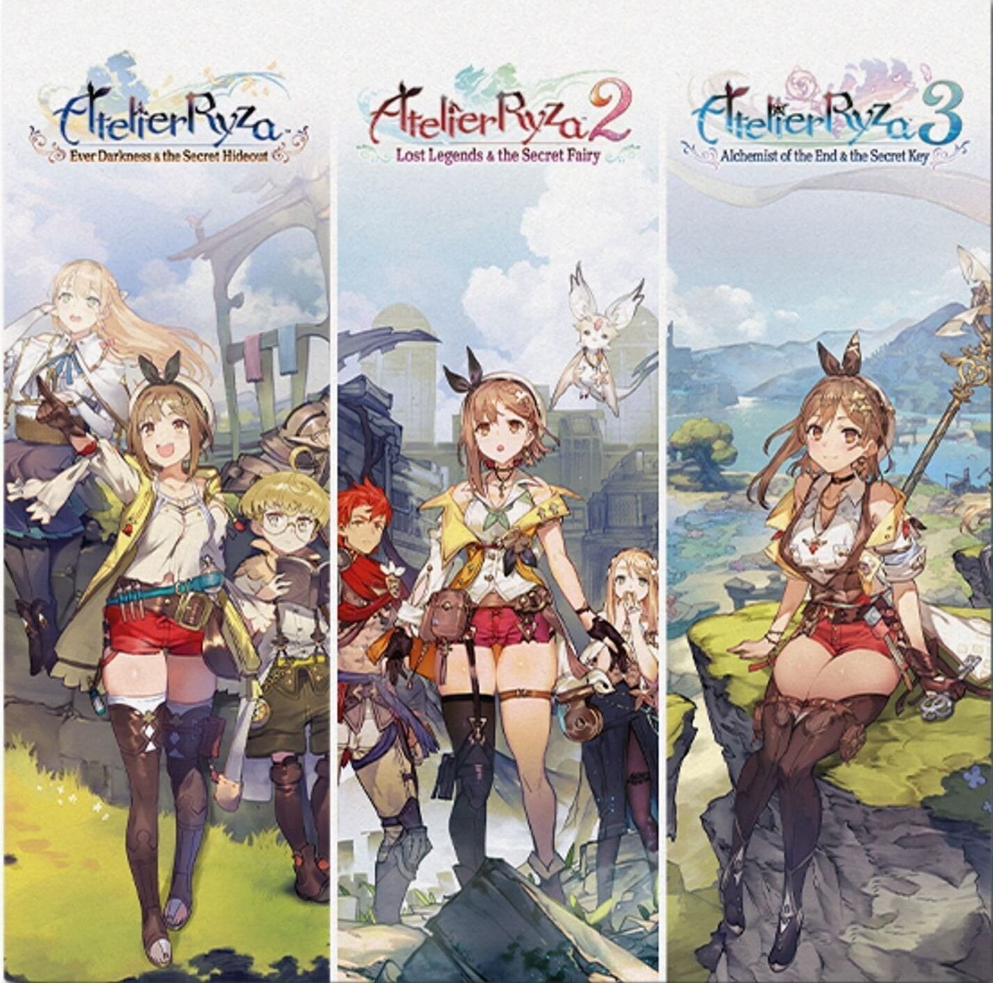 Vinila plate Various Artists - Atelier Ryza Trilogy (Clear/Sky Blue Marble Coloured) (3 LP)