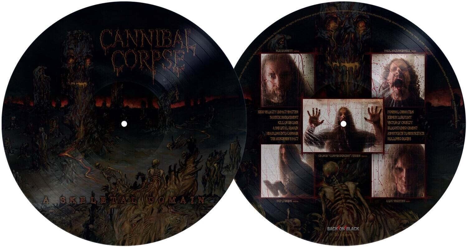 Disco de vinil Cannibal Corpse - A Skeletal Domain (Reissue) (Limited Edition) (Picture Disc) (LP)