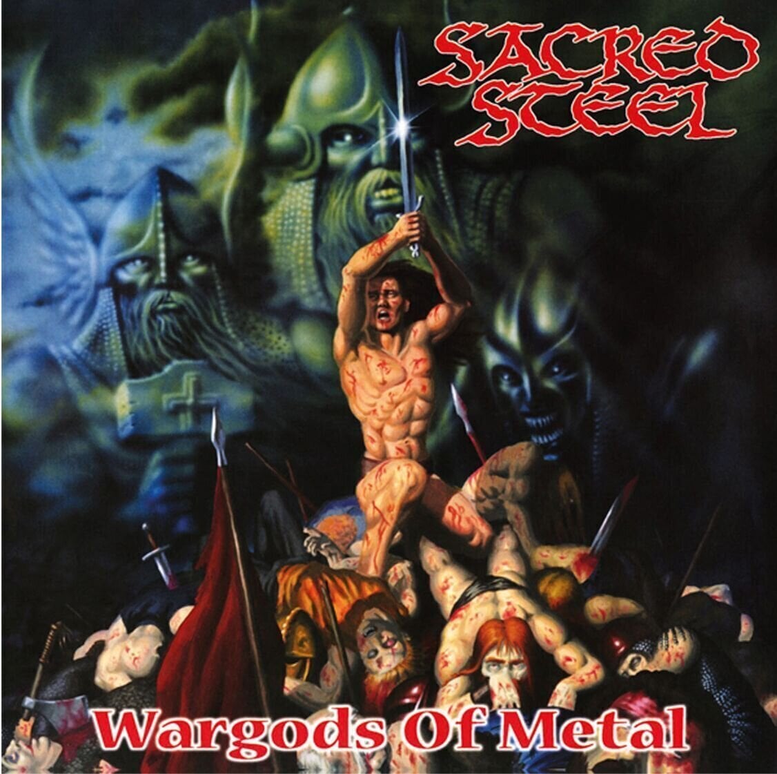 Disco de vinil Sacred Steel - Wargods Of Metal (Reissue) (Limited Edition) (Red Coloured) (LP)
