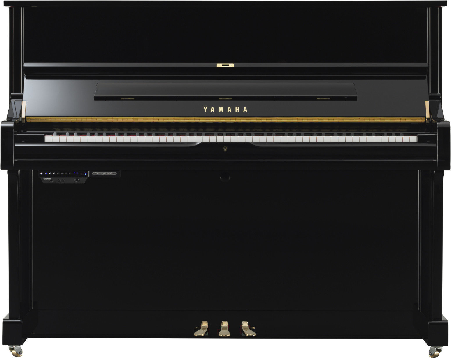 Akoestische piano, staande piano Yamaha U1TA TransAcoustic Upright Piano Polished Ebony