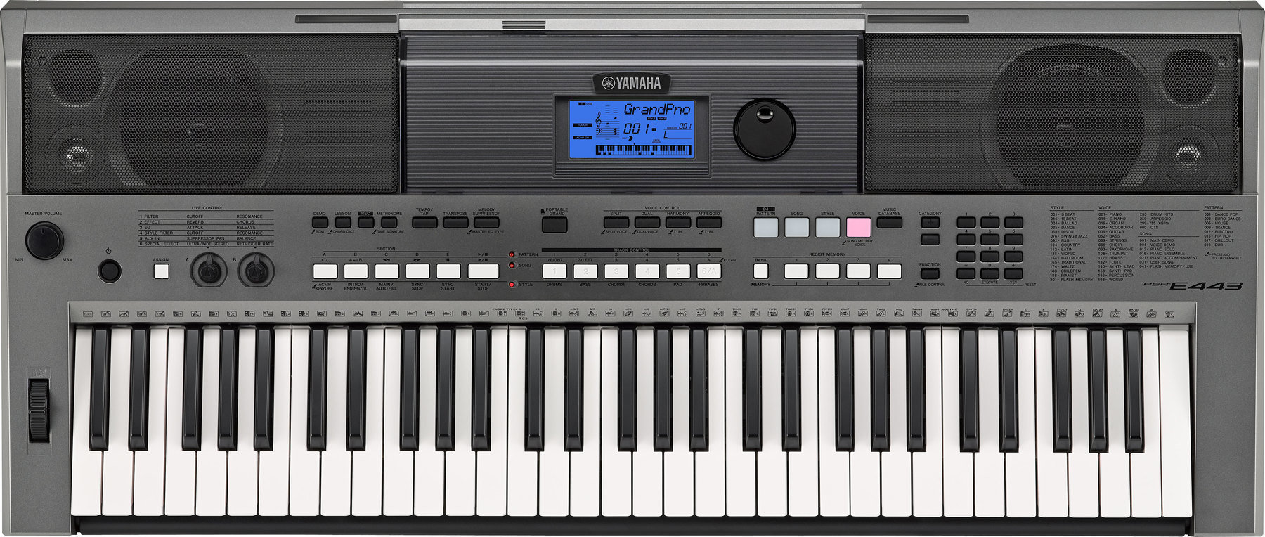 Keyboard s dynamikou Yamaha PSR E443