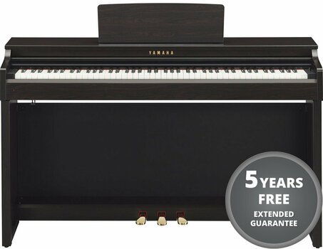 Digitális zongora Yamaha CLP-525 R Dark RW - 1
