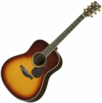 Jumbo elektro-akoestische gitaar Yamaha LL 16 A.R.E. BS Brown Sunburst - 1