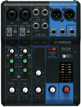 Analogový mixpult Yamaha MG06 - 1