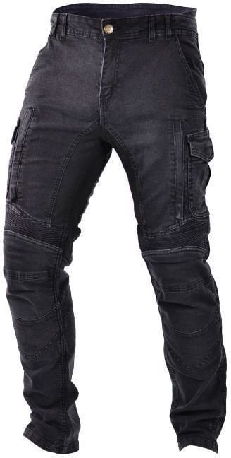 Motorcykel-jeans Trilobite 1664 Acid Scrambler Black 44 Motorcykel-jeans