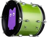 NRG True Ultra Navijaški boben 16" Green Strike