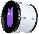 NRG Crowd Power Cheering Drum 18" White Spirit