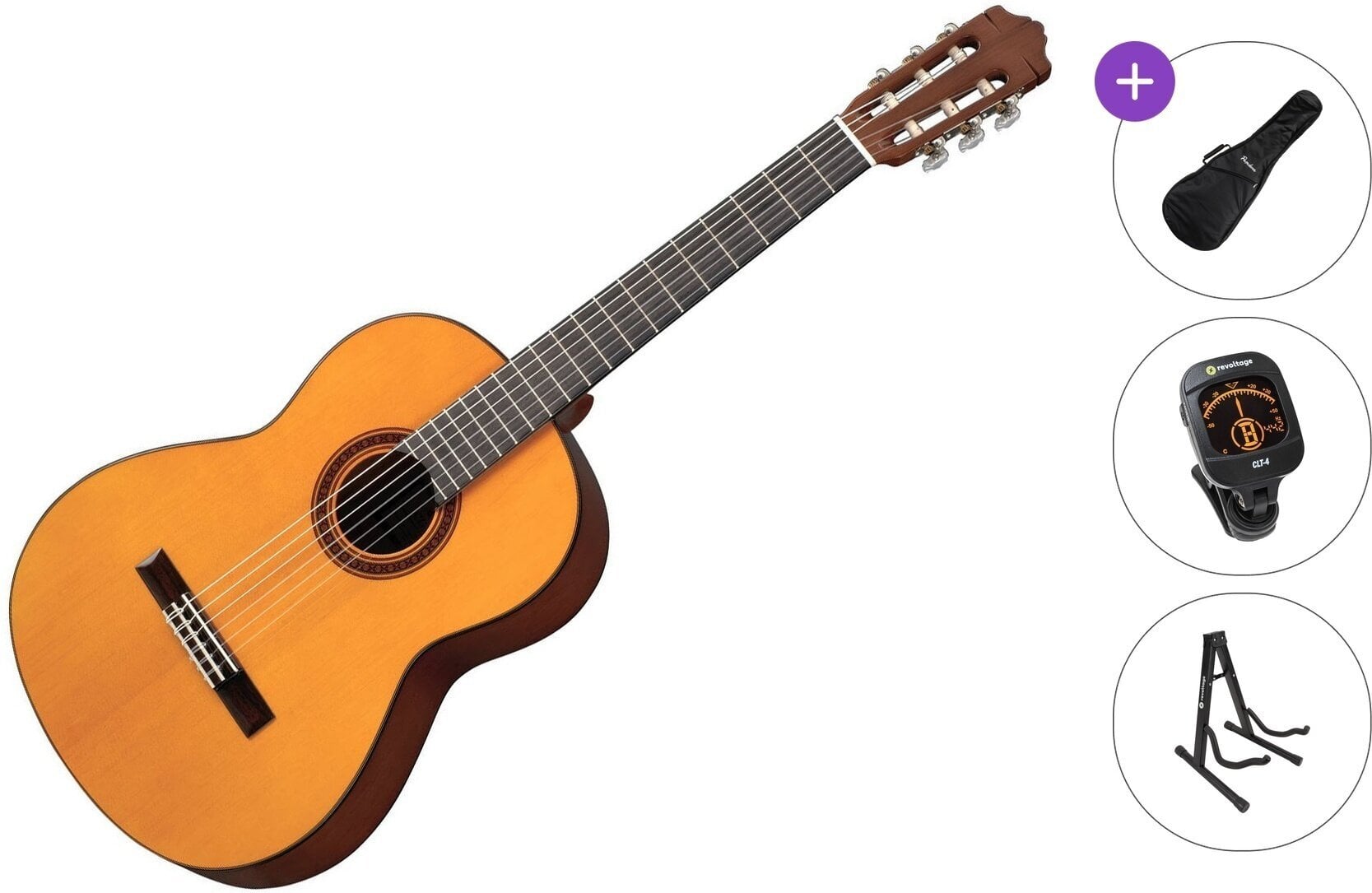 Guitare classique Yamaha CG 102 Standard SET 4/4 Natural Guitare classique