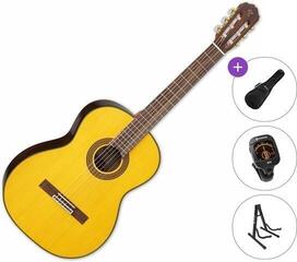 Klassieke gitaar Takamine GC5 Standard SET 4/4 Natural Klassieke gitaar