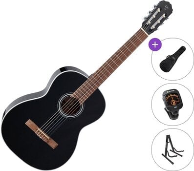 Klassikaline kitarr Takamine GC2 Standard SET 4/4 Black Klassikaline kitarr - 1