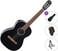 Klassikaline kitarr Takamine GC2 Standard SET 4/4 Black Klassikaline kitarr
