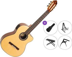 Klassieke gitaar met elektronica Valencia VC564CE Premium SET 4/4 Natural Klassieke gitaar met elektronica