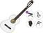 3/4 klassieke gitaar voor kinderen Ortega R121 Premium SET White 3/4 klassieke gitaar voor kinderen