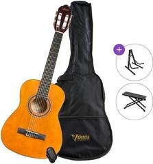 Μισή Κλασική Κιθάρα για Παιδί Valencia VC102K SET Natural Μισή Κλασική Κιθάρα για Παιδί