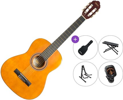 3/4 Konzertgitarre für Kinder Valencia VC103 Premium SET Natural 3/4 Konzertgitarre für Kinder - 1