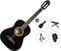 3/4 dječja klasična gitara Valencia VC103 Premium SET Black 3/4 dječja klasična gitara