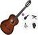 3/4 klassieke gitaar voor kinderen Valencia VC203 Premium SET Sunburst 3/4 klassieke gitaar voor kinderen