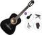 Gitara klasyczna 1/2 dla dzieci Valencia VC102 Premium SET Black Gitara klasyczna 1/2 dla dzieci