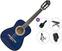 1/2 Konzertgitarre für Kinder Valencia VC102 Premium SET Blue Sunburst 1/2 Konzertgitarre für Kinder